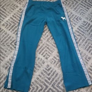 Victoria's Secret PINK sweatpants Medium Teal